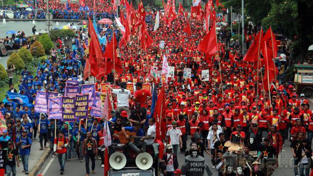 Meski Telah Dilarang Polisi, 50 Ribu Buruh Tetap Akan Gelar Aksi May Day