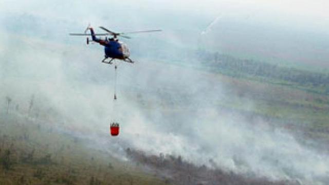 Riau Operasionalkan Lima Helikopter Bersiaga Atasi Karhutla