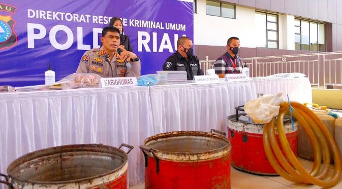 Polda Riau Ungkap Penyelewengan BBM Bersubsidi yang Libatkan Pegawai Pertamina 