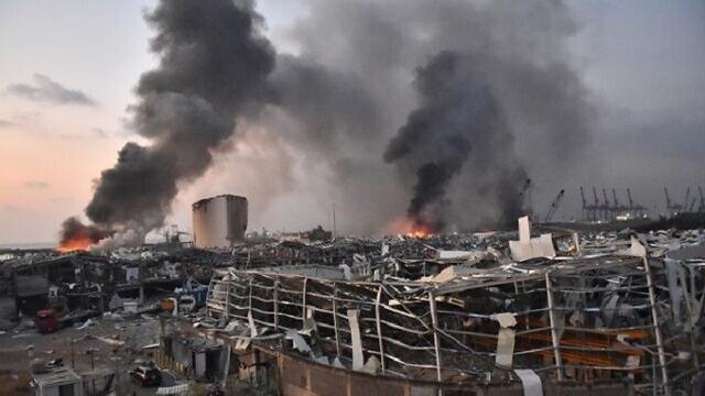 Ledakan Dahsyat di Beirut Lebanon Berasal dari 2.700 Ton Amonium Nitrat