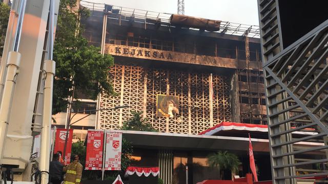 Kebakaran di Gedung Kejaksaan Agung, 4 Lantai Hangus