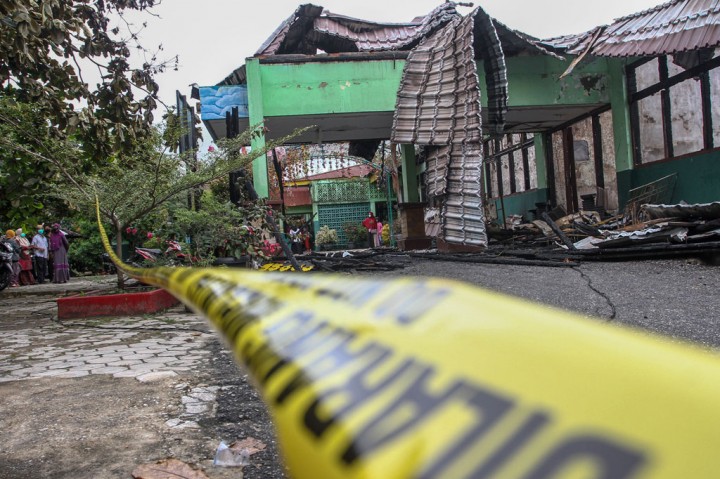 Masih Tersisa 11 Ruangan, Proses Belajar Di SMP 7 Tidak akan Terganggu
