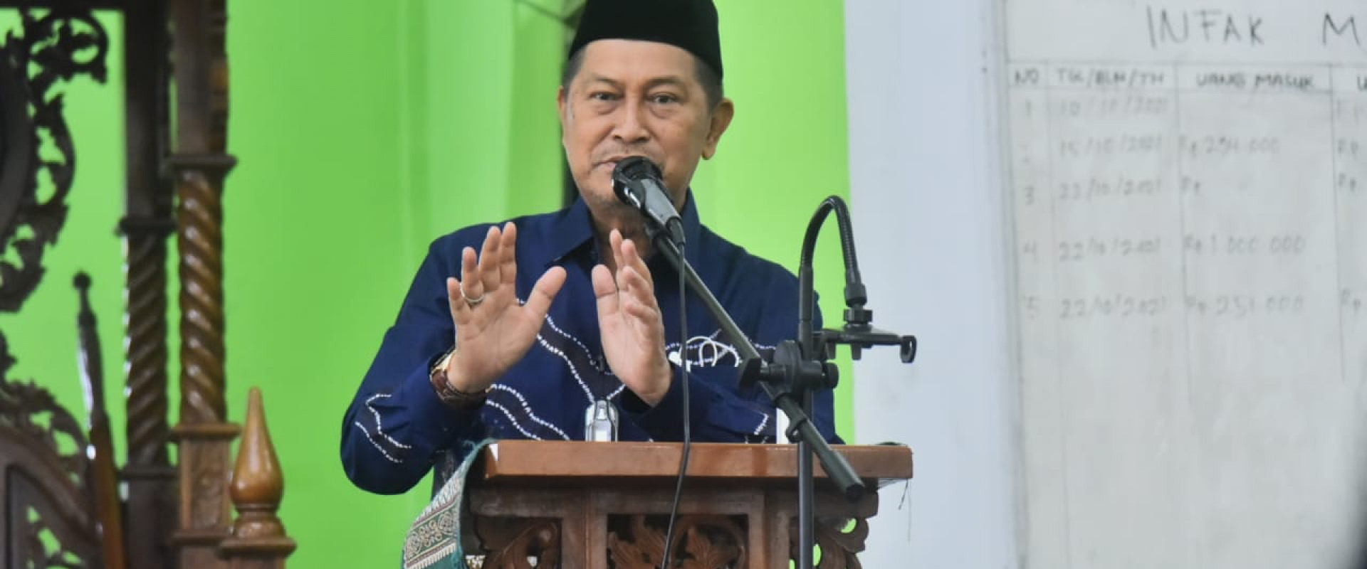 Wabup Inhil Hadiri Peringatan Maulid Nabi Muhammad SAW 1443H yang Ditaja KBB