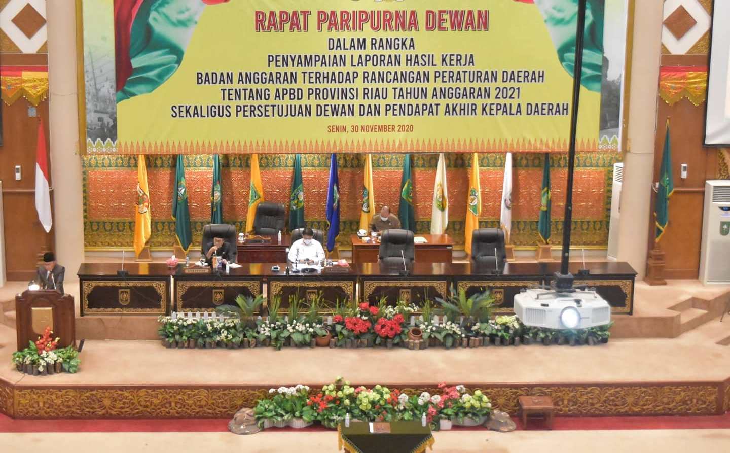 APBD Riau Tahun 2021 Disahkan Sebesar Rp9.132 Triliun