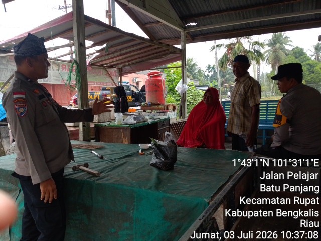 Polsek Rupat Serap Aspirasi Warga Lewat Jumat Curhat