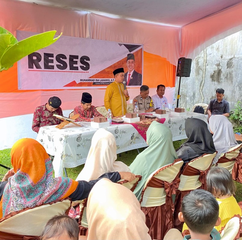 Reses di Kampung Melayu, Ketua DPRD Pekanbaru Tampung Aspirasi Warga