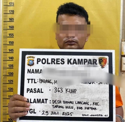 Spesialis Maling Mobil Lintas Daerah Dibekuk Tim Gasak Polres Kampar