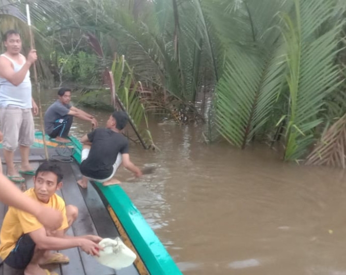 Awal Mula Pria di Enok Inhil Hilang Diterkam Buaya Saat Mandi