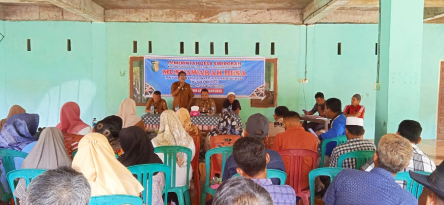 Warga Siberoba Usulkan Pembangunan Jalan dan Penyuluhan Pertanian di RKPDes  2025