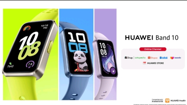 HUAWEI Band 10 Hadir di Indonesia, Smartband Canggih dengan Fitur Setara Smartwatch