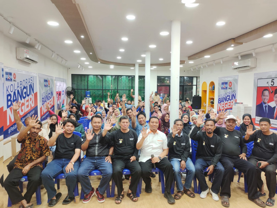 Warga Bukit Raya Mantapkan Pilihan Coblos Paslon AMAn