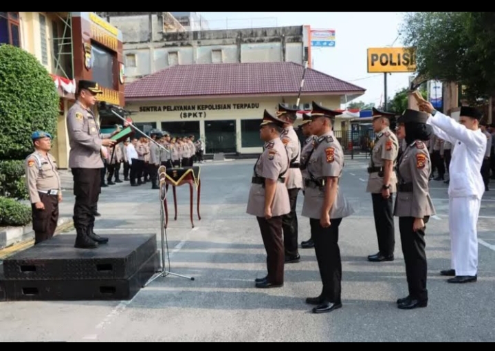 Empat Kapolsek di Pekanbaru Diganti
