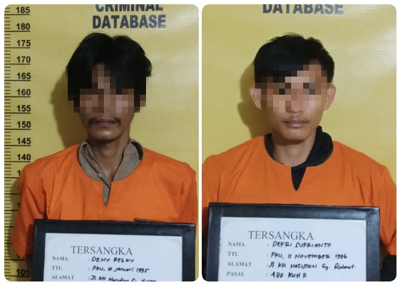 Bongkar Ruang Kepsek SMK YABRI, Dua Maling Digulung Polsek Bukit Raya