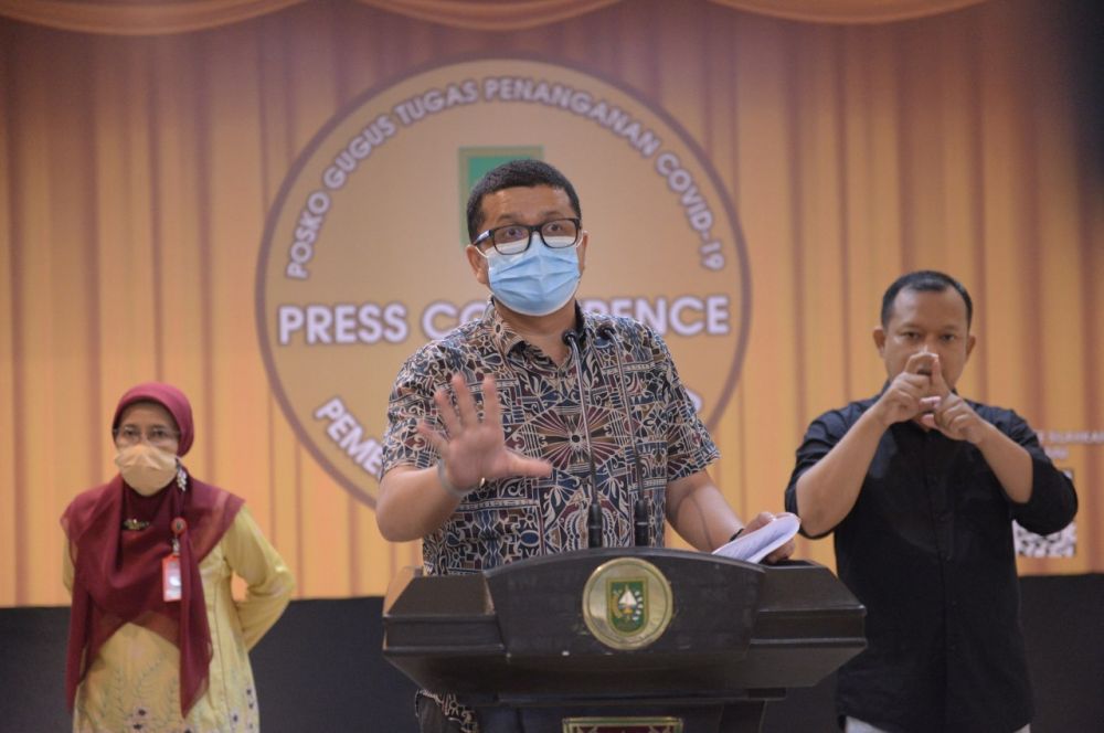 Jubir Covid-19 Riau: Libur Panjang dan Dibukanya Penerbangan Sebabkan Covid-19 Meledak
