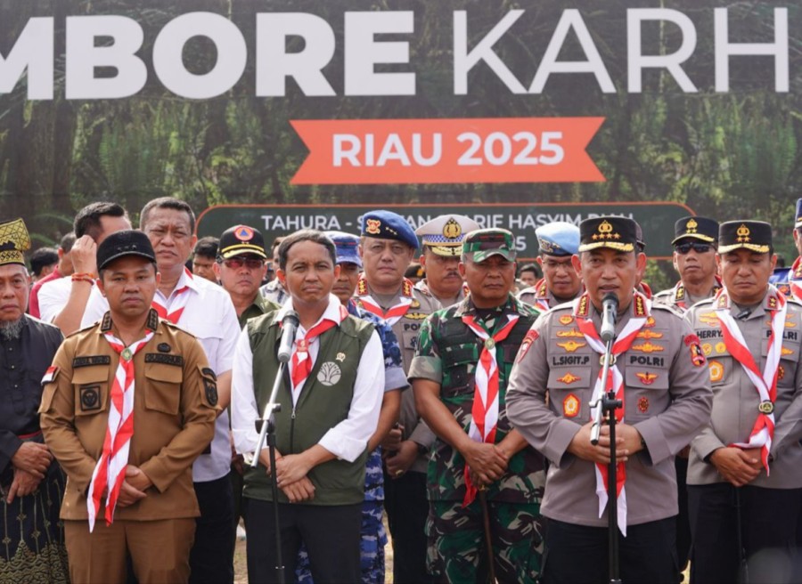 Gubri Hadiri Jambore Karhutla di Siak, Tanam Semangat Lindungi Hutan