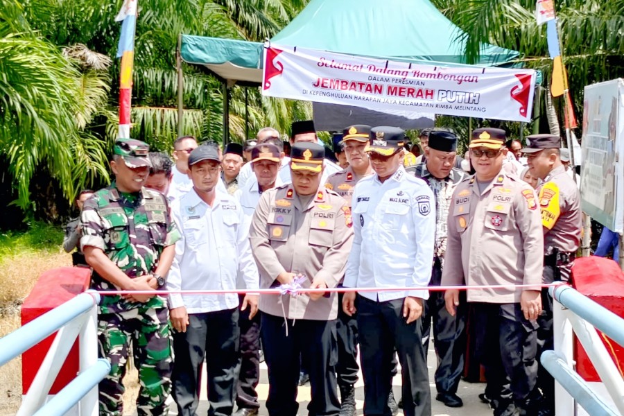 Wabup Rohil Apresiasi Jembatan Merah Putih Presisi Dorong Akses dan Ekonomi Warga