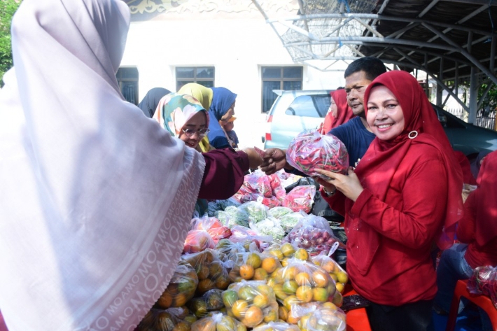 Semarak Hari Jadi Bengkalis, Dinas Ketapang Hadirkan Pangan Murah untuk Rakyat