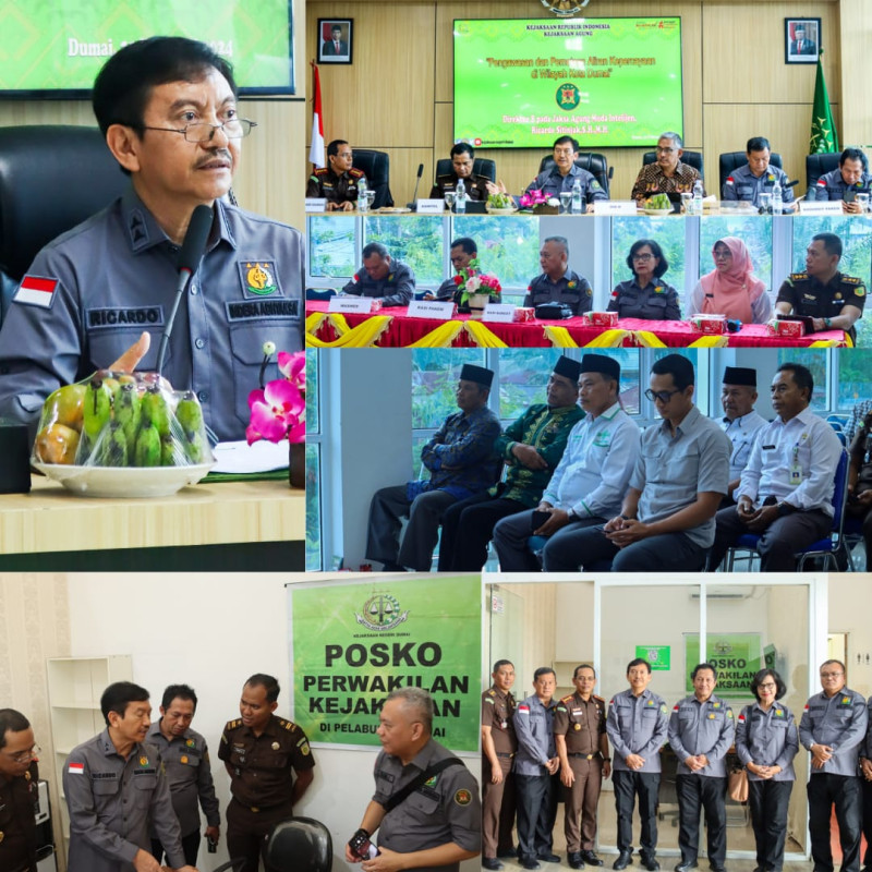 Jamintel Kejagung RI Monev dan Kunjungan Kerja di Kejari Dumai