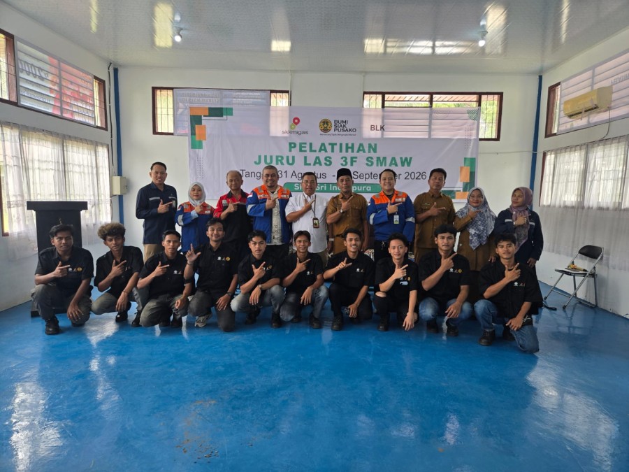 Pelatihan Juru Las BSP Jadi Bekal Pemuda Desa Siak Masuk Dunia Kerja