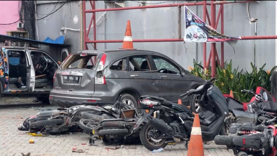 Polisi Amankan 4 Orang Usai Pengrusakan Cucian Mobil di Pekanbaru