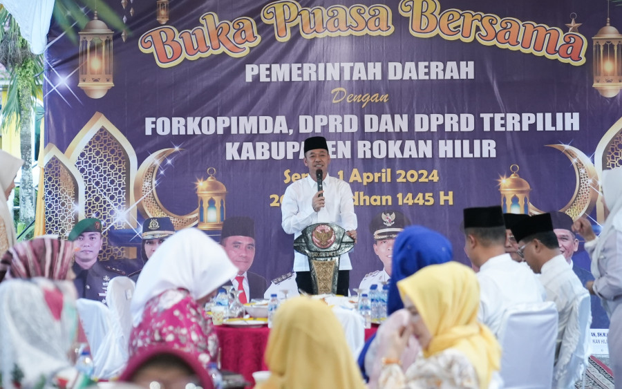 Pemkab Rohil Buka Puasa Bersama Forkompinda dan DPRD