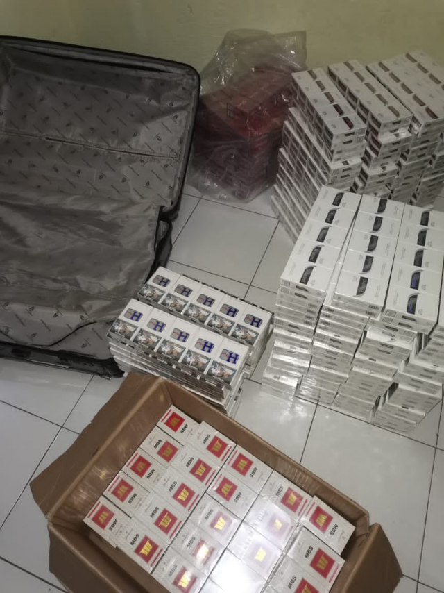 Bea Cukai Bengkalis Amankan Puluhan Ribu Batang Rokok Ilegal 