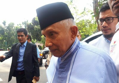 Terkait Dugaan Makar Eggi Sudjana, Amien Rais Penuhi Panggilan Polisi 