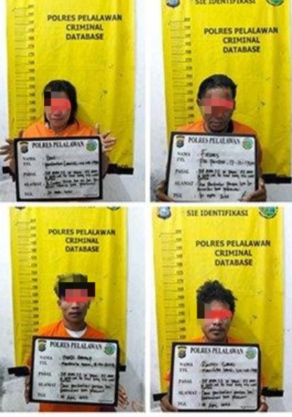 Jaringan Sabu di Pangkalan Kuras Terbongkar, Empat Orang Dibekuk Polisi