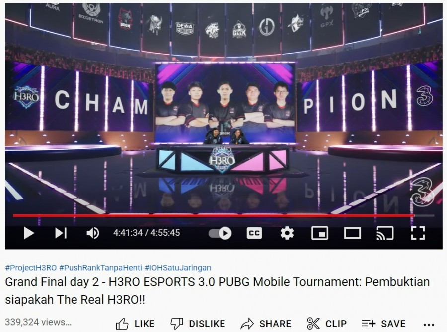 Tri Kembali Gelar Turnamen H3RO  Esport 4.0 Hingga Pelosok Tanah Air