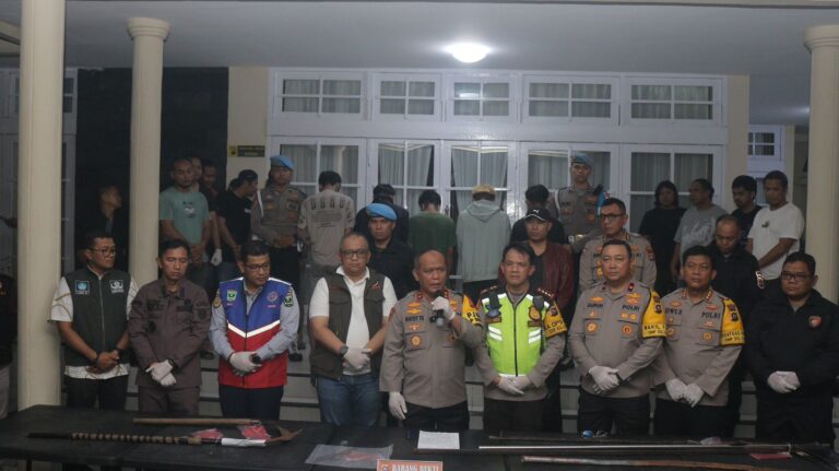 Empat Pelaku Tawuran yang Lukai Polisi Diringkus Polda Sumbar
