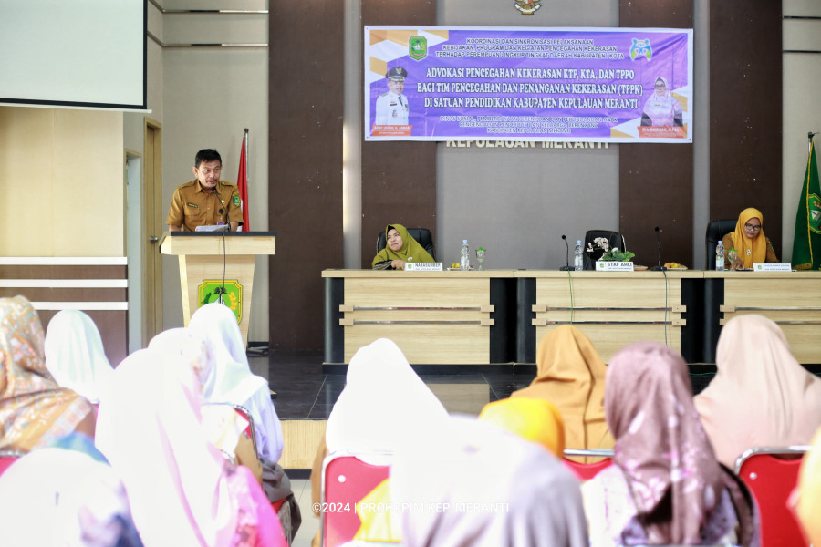 Pemkab Meranti Gelar Advokasi Pencegahan Kekerasan di Satuan Pendidikan