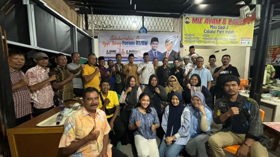 Silaturahim di Simpang Tiga, Agung Nugroho Dengarkan Keluhan Warga