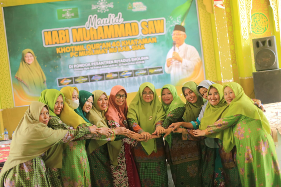 70 Khataman Al Quran Antar Dr.Afni Sebagai Calon Bupati Siak