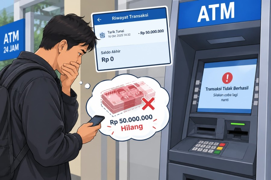 Kartu ATM Hilang, Saldo Rp50 Juta Warga Pelalawan Ludes