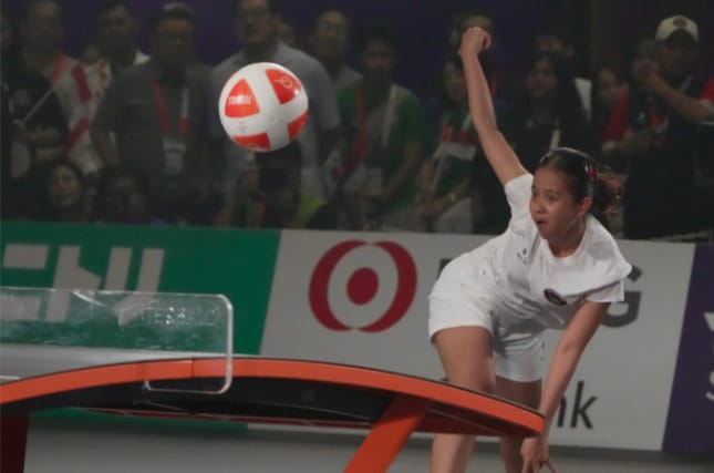Atlet Teqball Riau Sumaya Raih Medali Perak di Asian Games Jepang 2026