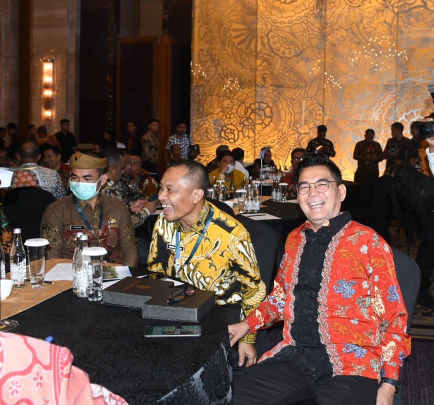 Wujudkan Indonesia Emas, Wabup Bagus Santoso Ikuti Rakornas IKN