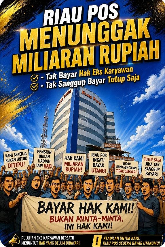 Kisah Sedih Eks Karyawan Riau Pos, Minta Cicilan Pesangon Rp100 Ribu untuk Bayar Rumah: 