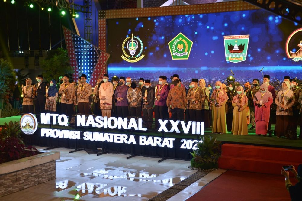 Riau Peringkat Delapan MTQ Nasional di Sumbar