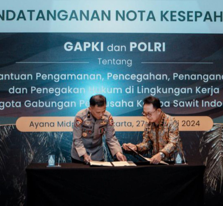 GAPKI dan POLRI Komit Jaga Keamanan Industri Kelapa Sawit Indonesia