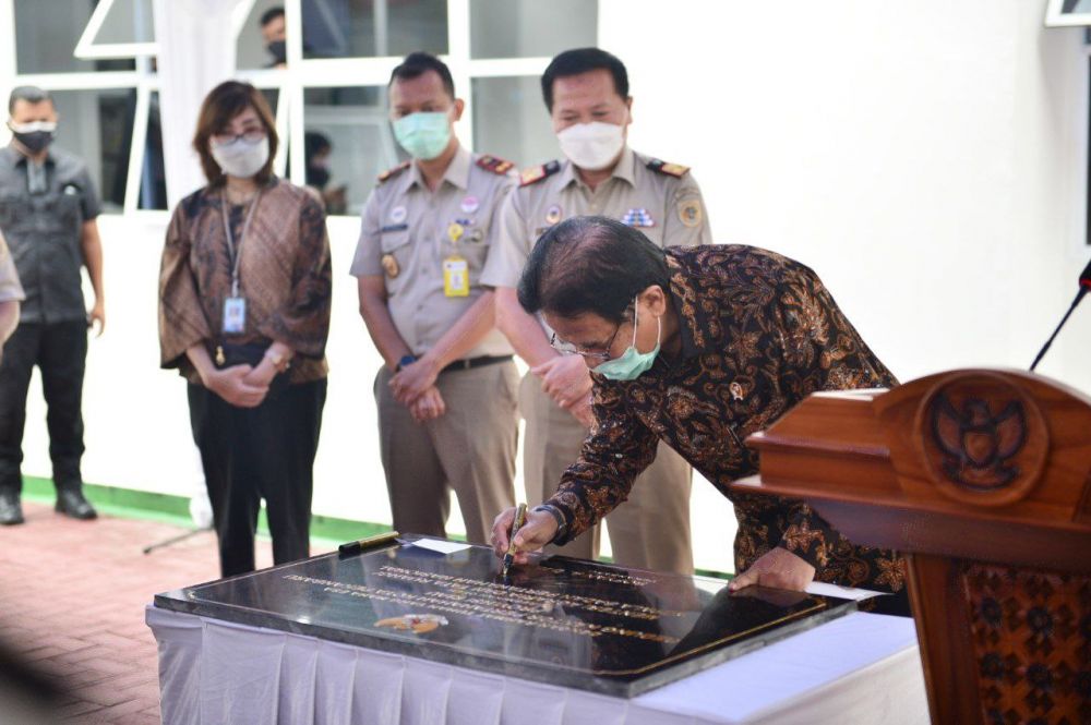 Resmikan Kantor ATR/BPN Pekanbaru, Menteri Sofyan Djalil : Tuntaskan Sengketa Lahan 