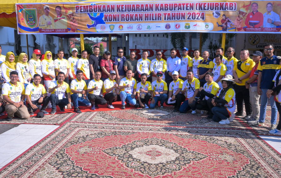 Buka Kejurkab 2024, Bupati Rohil Target Peringkat III di Kejurprov 2026