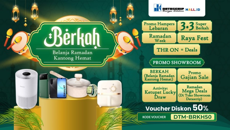 Flash Sale dan Voucher Besar Warnai Promo Ramadan DatascripMall.ID