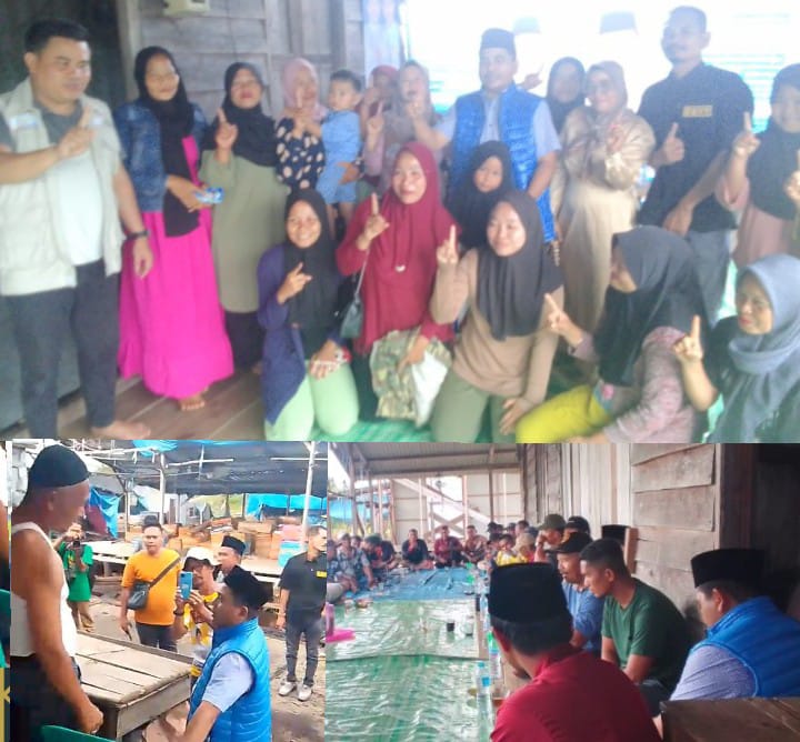Cabup Pelalawan Nasarudin Komit Perjuangkan Aspirasi Masyarakat Sebekek