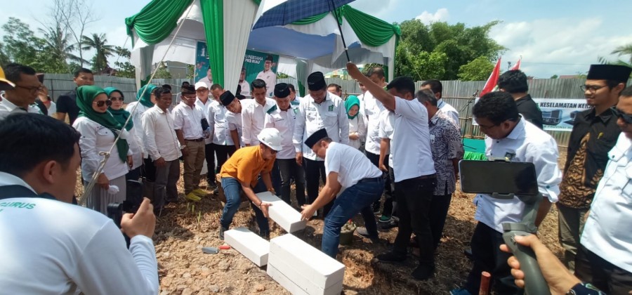 Peletakan Batu Pertama, Pembangunan Kantor Baru PKB Riau Dimulai