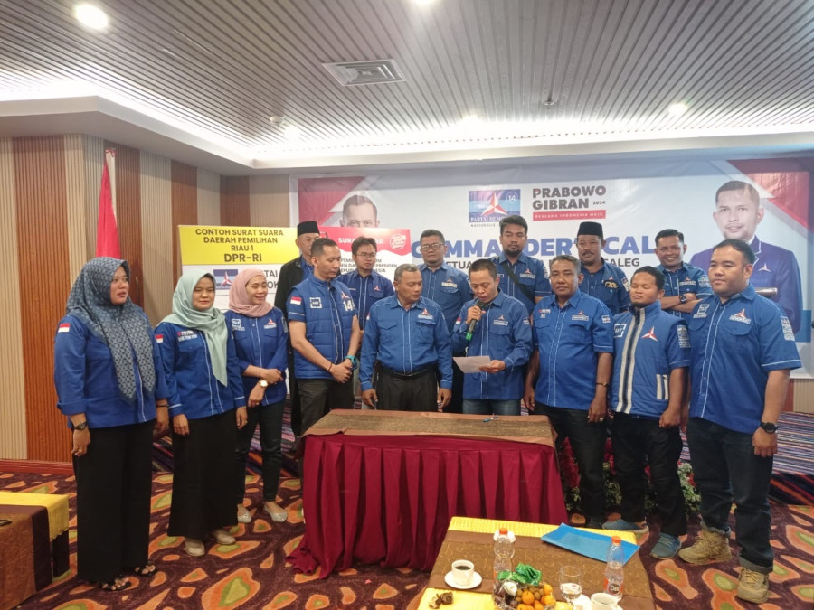Deklarasi, PAC Partai Demokrat Se-Pekanbaru Minta AHY Lanjutkan Jabatan Ketum