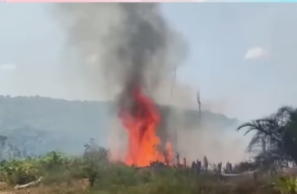 Sudah 100 Hektar Lahan di Rohul Terbakar
