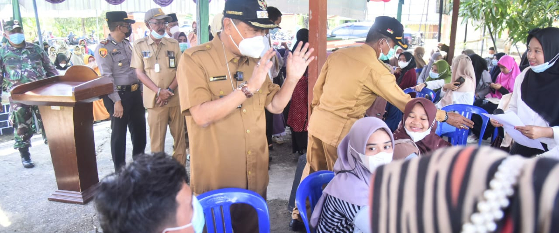 Wabup Inhil H.Syamsudin Uti Terus Gencarkan Vaksinasi Bagi Masyarakat