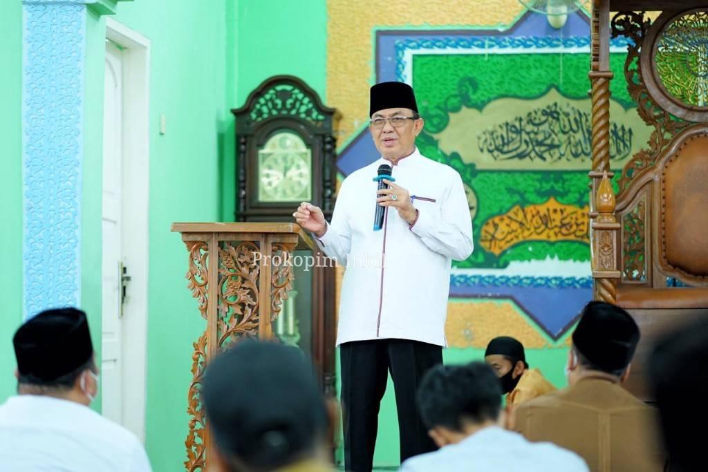 Hari Ke-8 Puasa Ramadhan 1442 H, Bupati HM.Wardan Laksanakan Safari Ramadhan Ke Kecamatan Mandah