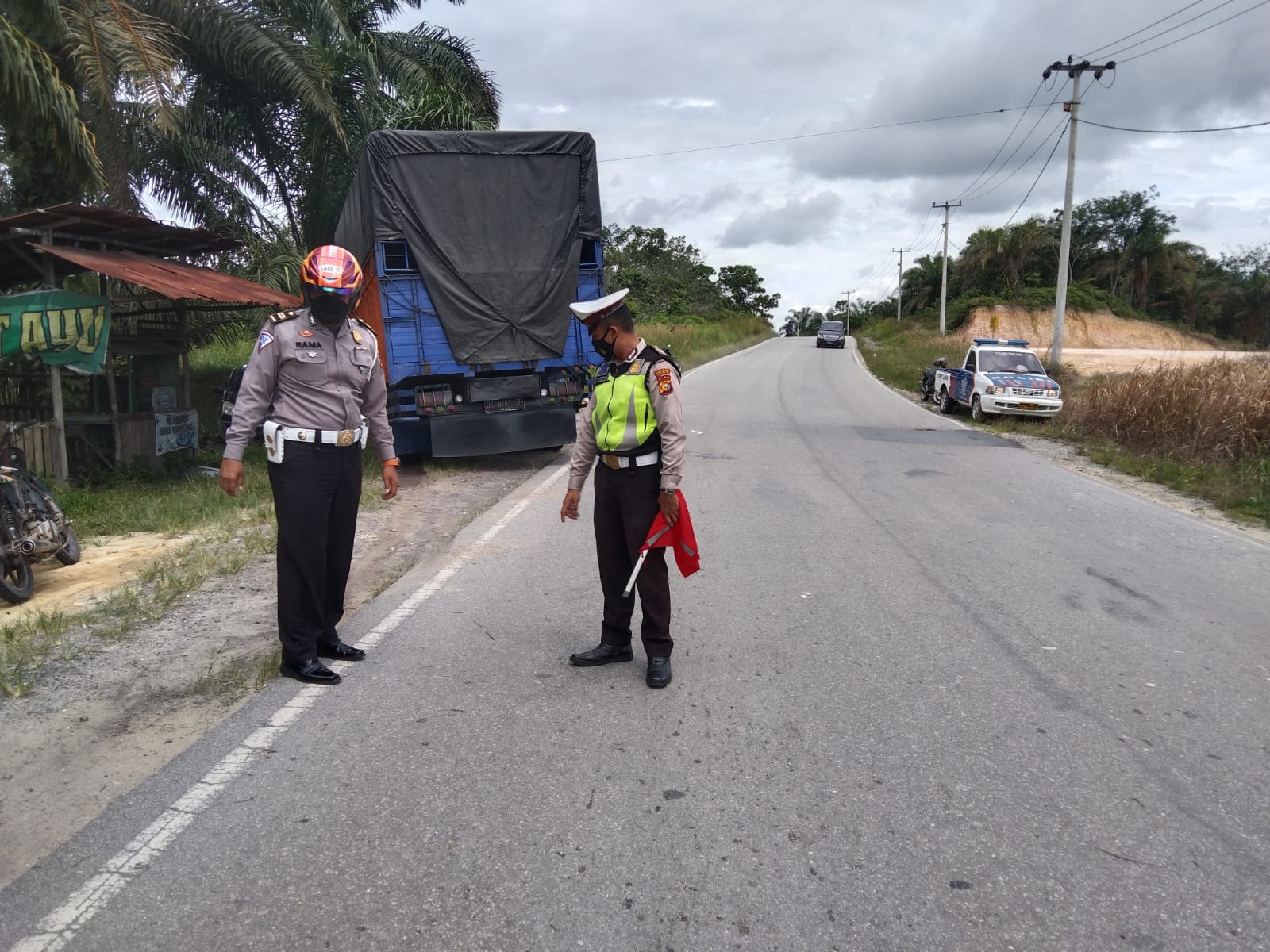 Kecelakaan di Tualang Siak, Dua Orang Meninggal Dunia