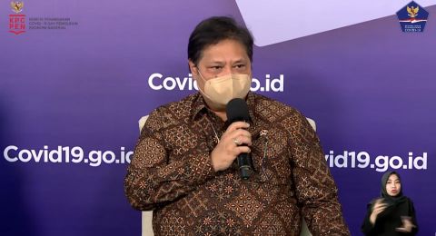 Menko Airlangga Sebut 179 Ribu Orang Sudah Disuntik Vaksin Covid-19